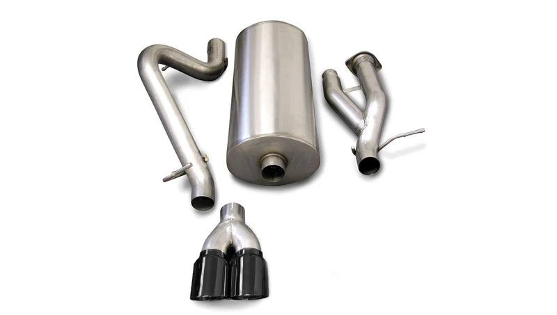 Corsa Performance - Sport / 3.0 in Cat-Back 4.0 in Twin Tips | 2003-2006 Hummer H2 6.0L V8