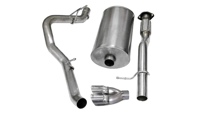 Corsa Performance - Sport / 3.0 in Cat-Back 4.0 in Twin Tips | 2007-2009 Avalanche Suburban Yukon XL 5.3L 6.0L