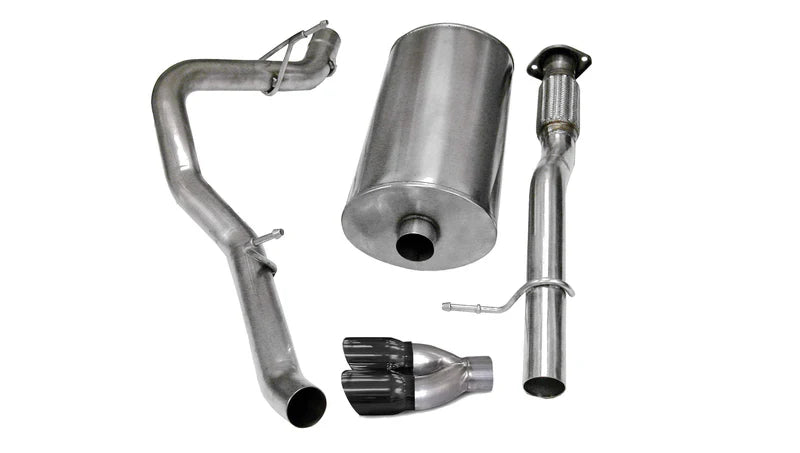 Corsa Performance - Sport / 3.0 in Cat-Back 4.0 in Twin Tips | 2007-2009 Avalanche Suburban Yukon XL 5.3L 6.0L