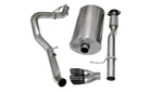 Corsa Performance - Sport / 3.0 in Cat-Back 4.0 in Twin Tips | 2007-2009 Avalanche Suburban Yukon XL 5.3L 6.0L