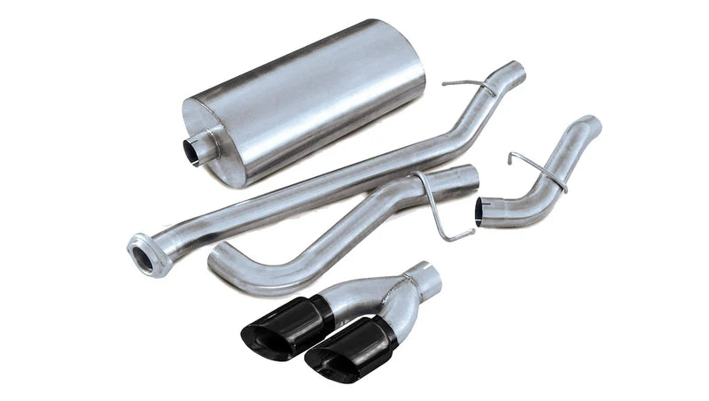 Corsa Performance - Sport / 3.0 in Cat-Back 4.0 in Twin Tips | 2002-2006 Avalanche 5.3L V8 - Legends Auto Parts