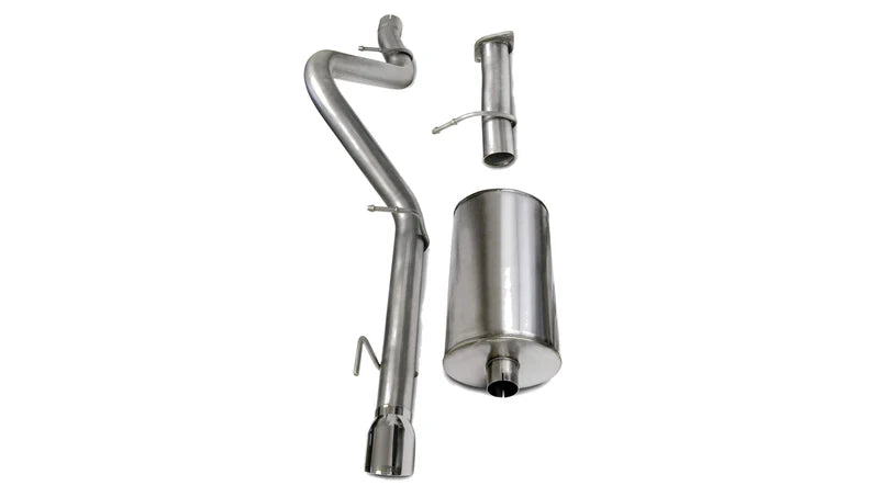 Corsa Performance - 2006-2008 Trailblazer SS Exhaust | Sport / 3.0 in Cat-Back 4.0 in Single Tip | 6.0L