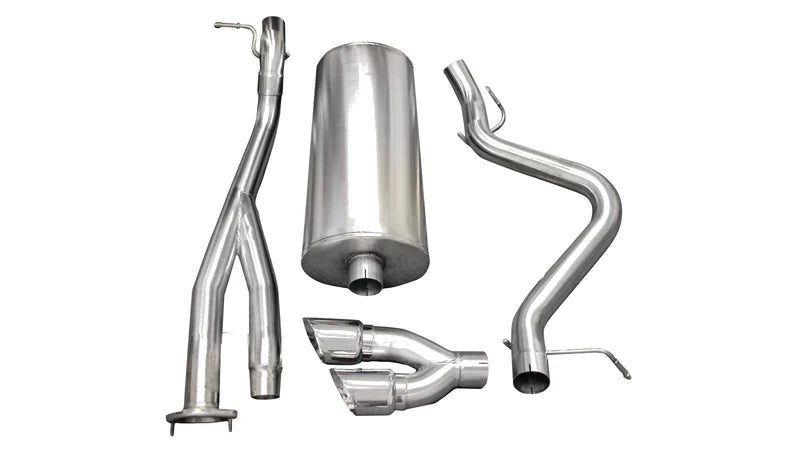 Corsa Performance - Sport / 3.0 in Cat-Back SSE 4.0 in Twin Tips | 03-07 Silverado 1500 SS 6.0L 143WB - Legends Auto Parts