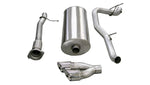 Corsa Performance - Sport / 3.0 in Cat-Back SSE 4.0 in Twin Tips | 2007-2010 Yukon XL Denali, Escalade ESV EXT 6.2L