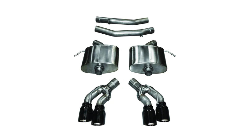 Corsa Performance - Xtreme, Sport / 2.75 in Axle-Back 4.0 in Twin Tips | 2016-2019 CTS-V 6.2L