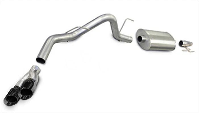Corsa Performance - Sport / 3.0 in Cat-Back 4.0 Twin Tips | Ford F-150 EcoBoost 2011-2014 3.5T