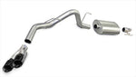 Corsa Performance - Sport / 3.0 in Cat-Back 4.0 Twin Tips | Ford F-150 EcoBoost 2011-2014 3.5T