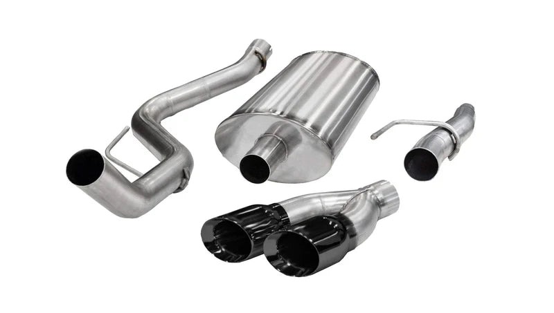 Corsa Performance - Sport / 3.0 in Cat-Back 4.0 in Twin Tips | Ford F-150 V8 2011-2014 5.0L