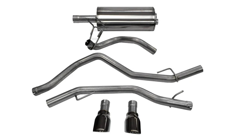 Corsa Performance - Xtreme, Sport / 3.0 in Cat-Back 4.5 in Single Tips | 2009-2024c RAM 1500 4.7L, 5.7L 140WB - Legends Auto Parts