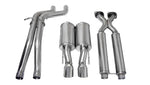 Corsa Performance - Sport / 2.5 in Cat-Back 4.0 in Single Tips | 2006-2010 Grand Cherokee SRT-8 6.1L - Legends Auto Parts
