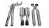 Corsa Performance - Sport / 2.5 in Cat-Back 4.0 in Single Tips | 2006-2010 Grand Cherokee SRT-8 6.1L - Legends Auto Parts