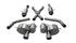 Corsa Performance - Xtreme, Sport / 2.75 in Cat-Back 4.5 in Single Tips | 2012-2021 Grand Cherokee SRT 6.4L