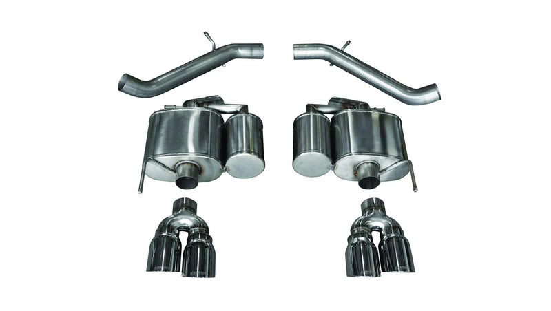 Corsa Performance - Sport / 3.0 in Axle-Back 4.0 in Twin Tips | 2016-2019 Cadillac ATS-V
