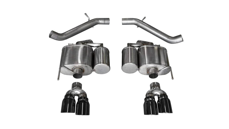 Corsa Performance - Sport / 3.0 in Axle-Back 4.0 in Twin Tips | 2016-2019 Cadillac ATS-V