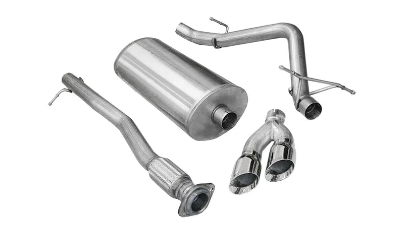 Corsa Performance - Sport / 3.0 in Cat-Back SSE 4.0 in Twin Tips | 11-13 Silverado Sierra, Denali 6.2L 143WB - Legends Auto Parts