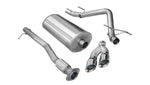 Corsa Performance - Sport / 3.0 in Cat-Back SSE 4.0 in Twin Tips | 11-13 Silverado Sierra, Denali 6.2L 143WB - Legends Auto Parts