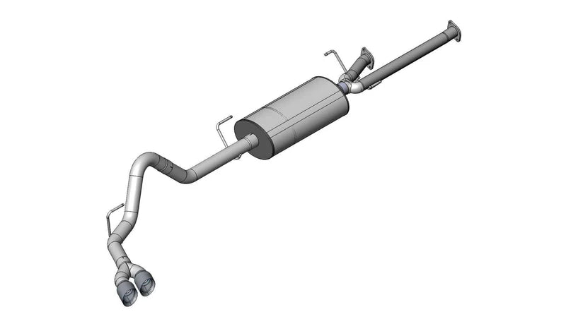 Corsa Performance - Sport / 3.0 in Cat-Back SSE 4.0 in Twin Tips | 2007-2008 Tundra 5.7L - Legends Auto Parts