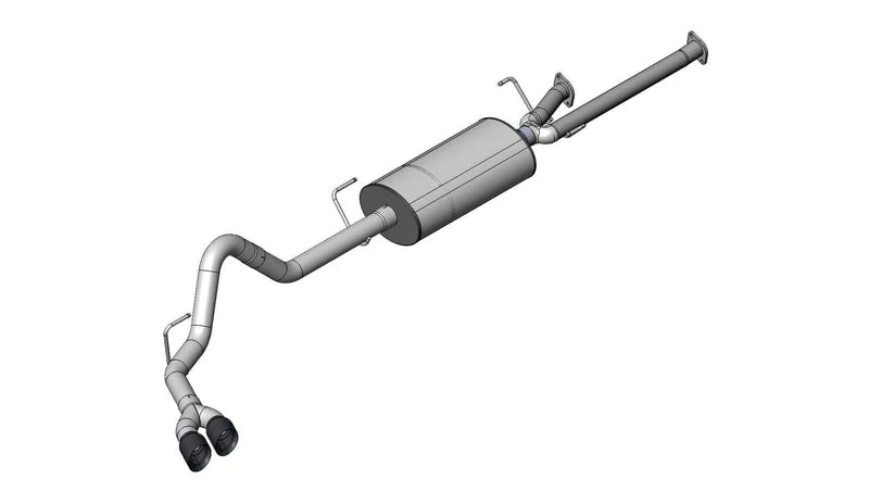 Corsa Performance - Sport / 3.0 in Cat-Back SSE 4.0 in Twin Tips | 2007-2008 Tundra 5.7L - Legends Auto Parts
