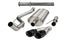 Corsa Performance - Xtreme / 3.0 in Cat-Back 4.0 in Twin Tips | 2011-2014 Ford F-150, Raptor 6.2L 133 WB