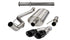 Corsa Performance - Xtreme / 3.0 in Cat-Back 4.0 in Twin Tips | 2011-2014 Ford F-150, Raptor 6.2L 144 WB