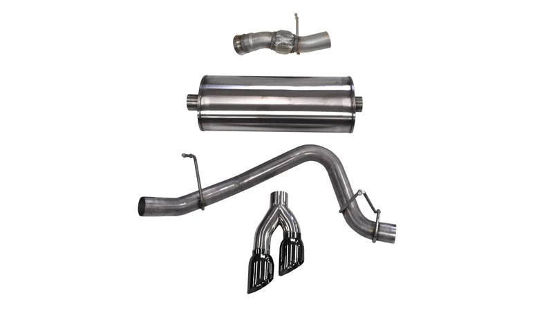 Corsa Performance - Sport / 3.0 in Cat-Back SSE 4.0 in Twin Tips | 2015-2020 Tahoe, Yukon Denali, Escalade 6.2L