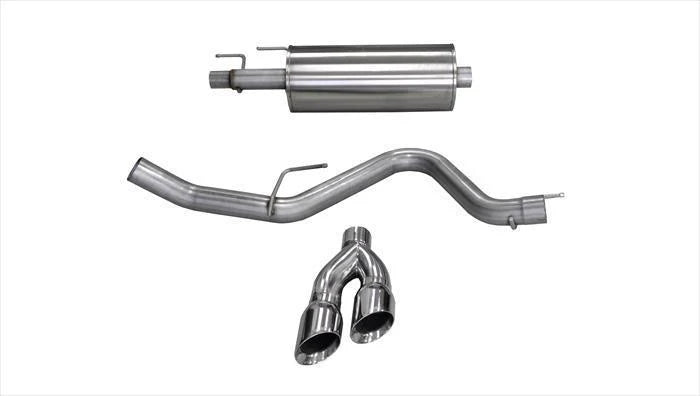 Corsa Performance - Sport / 3.0 in Cat-Back 4.0 in Twin Tips | Ford F-150 EcoBoost 2015-2020 2.7T, 3.5T