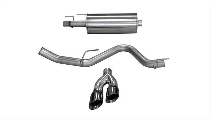 Corsa Performance - Sport / 3.0 in Cat-Back 4.0 in Twin Tips | Ford F-150 EcoBoost 2015-2020 2.7T, 3.5T
