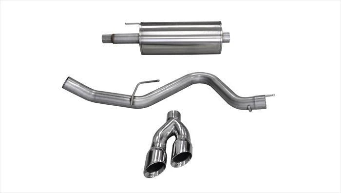 Corsa Performance - Sport / 3.0 in Cat-Back 4.0 in Twin Tips | Ford F-150 V8 2015-2020 5.0L - Legends Auto Parts