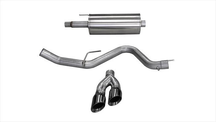 Corsa Performance - Sport / 3.0 in Cat-Back 4.0 in Twin Tips | Ford F-150 V8 2015-2020 5.0L - Legends Auto Parts