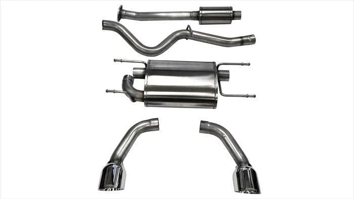 Corsa Performance - Sport / 2.5 in Cat-Back 4.5 in Single Tips | 2012-2024 BRZ, FR-S, Toyota 86 2.0L/2.4L