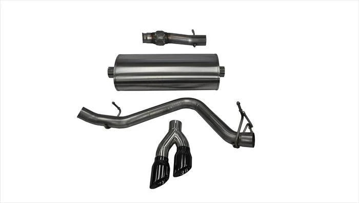 Corsa Performance - Sport / 3.0 in Cat-Back SSE 4.0 in Twin Tips | 14-19c Silverado Sierra 5.3L 119WB - Legends Auto Parts
