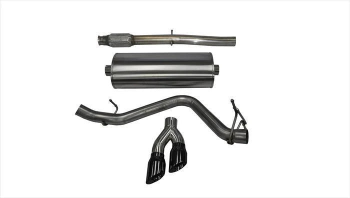 Corsa Performance - Sport / 3.0 in Cat-Back SSE 4.0 in Twin Tips | 14-19c Silverado Sierra 5.3L 153WB - Legends Auto Parts