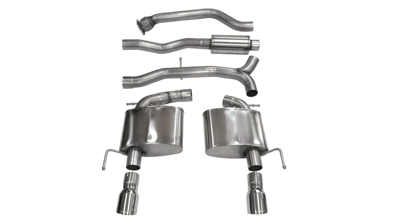 Corsa Performance - Sport / 3.0 in Cat-Back 4.0 in Tips | 2013-2019 ATS 2.0L Turbo Auto