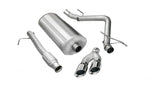 Corsa Performance - Sport / 3.0 in Cat-Back SSE 4.0 in Twin Tips | 09-13 Silverado Sierra 4.8L 5.3L 133WB - Legends Auto Parts