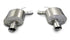 Corsa Performance - Sport, Touring / 2.5 in Axle-Back 4.0 in Single Tips | 2009-2014 CTS-V Sedan - Legends Auto Parts