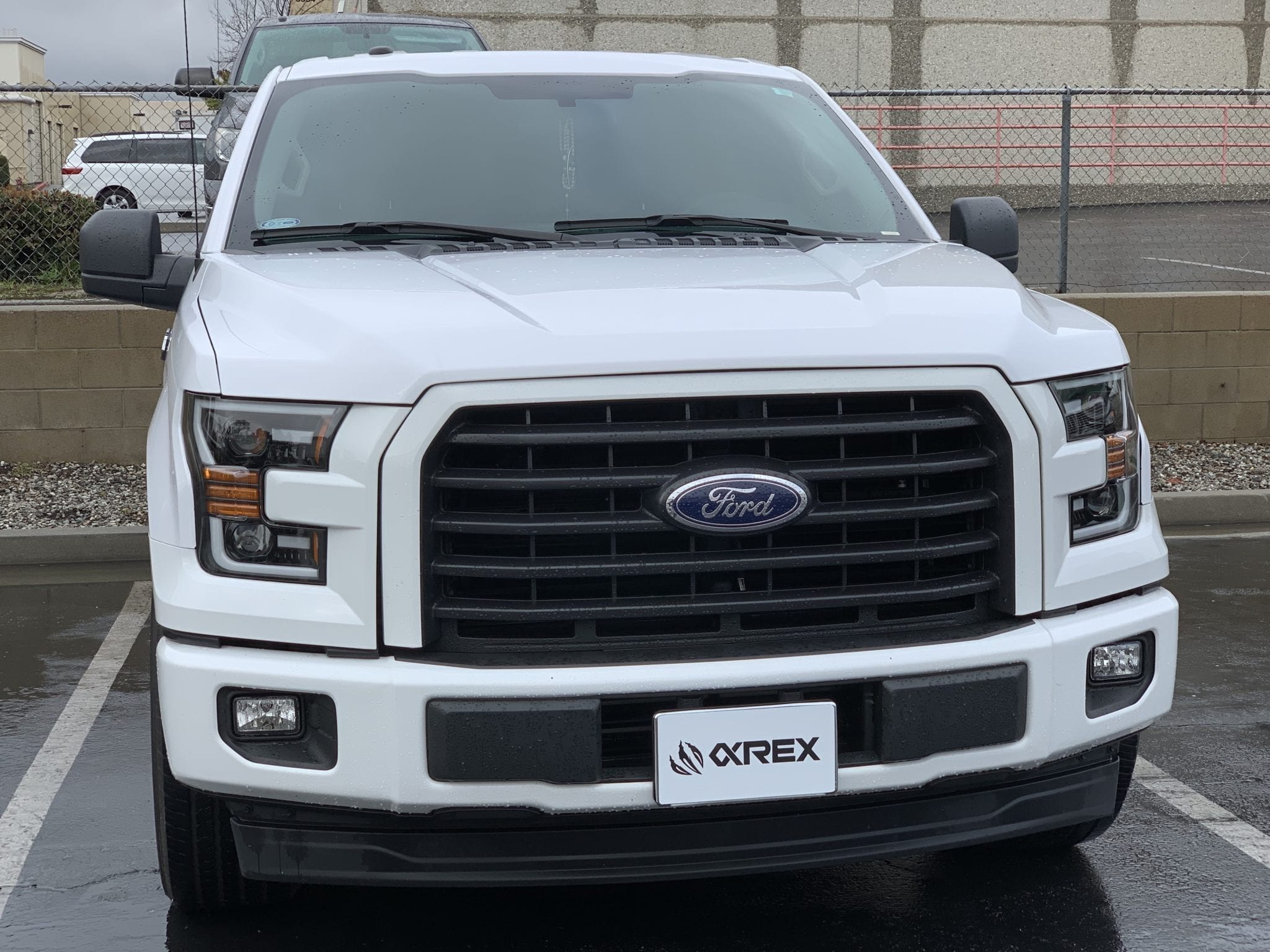 15-17 Ford F150 PRO-Series Halogen Projector Headlights Black | AlphaRex