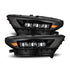 15-17 Ford Mustang/18-20 Mustang Shelby GT350/GT500 NOVA-Series LED Projector Headlights Alpha-Black | AlphaRex