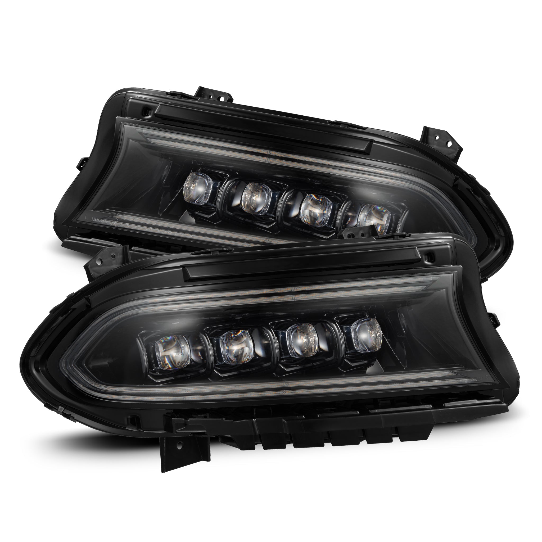 15-23 Dodge Charger NOVA-Series LED Projector Headlights Alpha-Black | AlphaRex