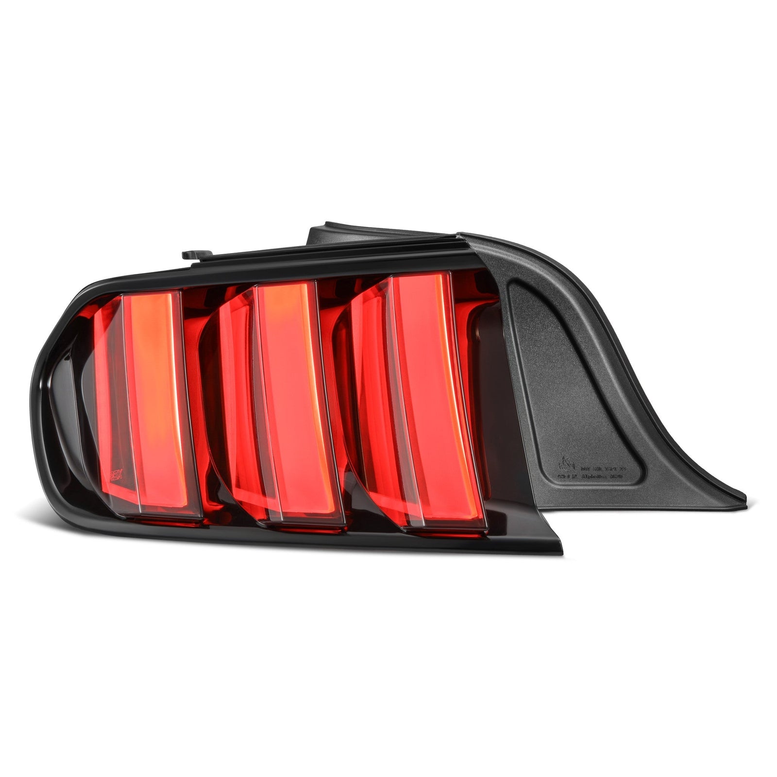 15-23 Ford Mustang NOVA-Series Prismatic LED Tail Lights Alpha-Black | AlphaRex