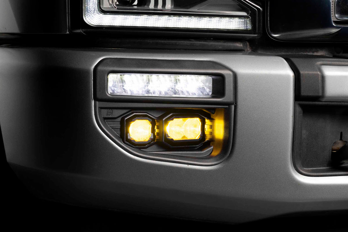 20-22 Super Duty OE LED Fog Light Kit w/ White 1Banger HXB and White 2Banger NCS