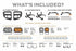 20-22 Super Duty OE LED Fog Light Kit w/ Yellow 1Banger HXB and Yellow 2Banger NCS