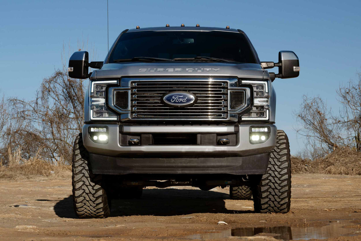 20-22 Super Duty OE LED Fog Light Kit w/ Yellow 1Banger HXB and Yellow 2Banger HXB