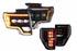 09-14 F-150 Amber DRL Heads and Smoked Tails
