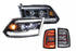 16-18 Dodge Ram White DRL Heads and Smoked Tails