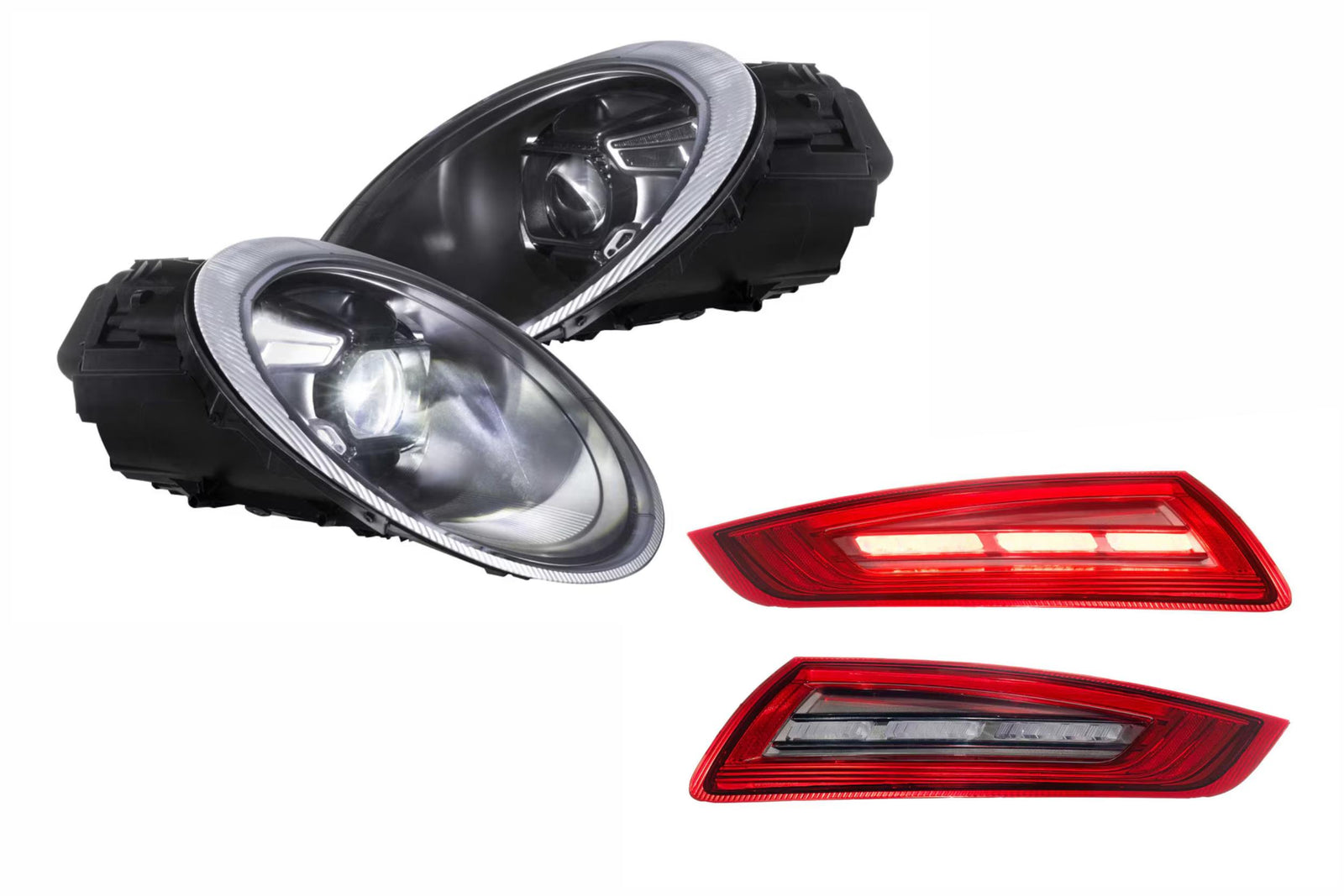05-08 Porsche 997 Heads and Red Tails OEM HID or Halogen