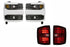 15-19 Silverado HD Heads Chrome Bezel and Red Tails