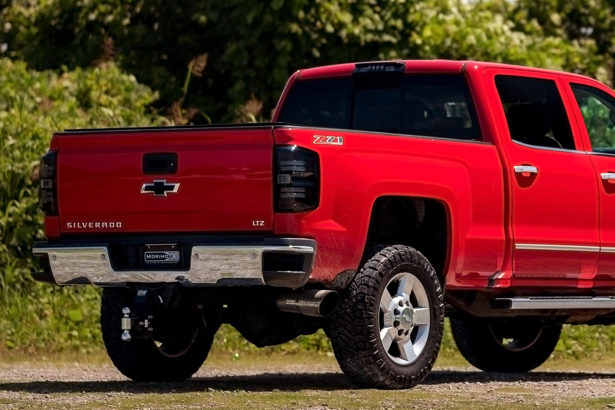 15-19 Silverado HD Heads Unfinished Bezel and Smoked Tails
