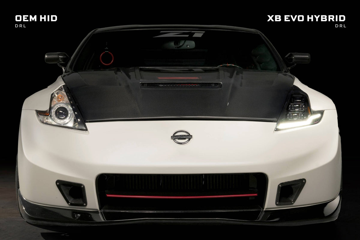 XB Evo Hybrid Headlights: 09-21 Nissan 370Z (Set)