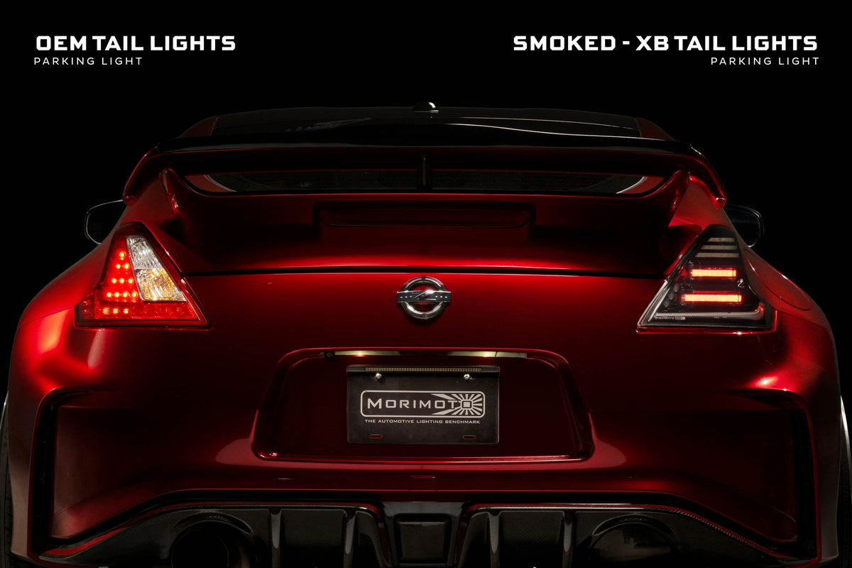 XB LED Tail Lights: 09-21 Nissan 370Z (Gen II / Smoked / Set)