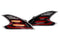 XB LED Tail Lights: 09-21 Nissan 370Z (Gen II / Black Red / Set)
